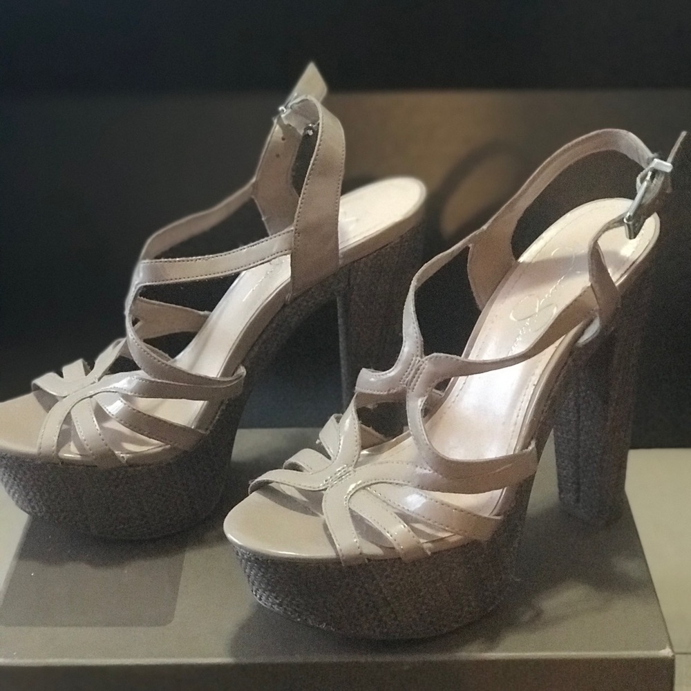 Jessica Simpson platform sandals